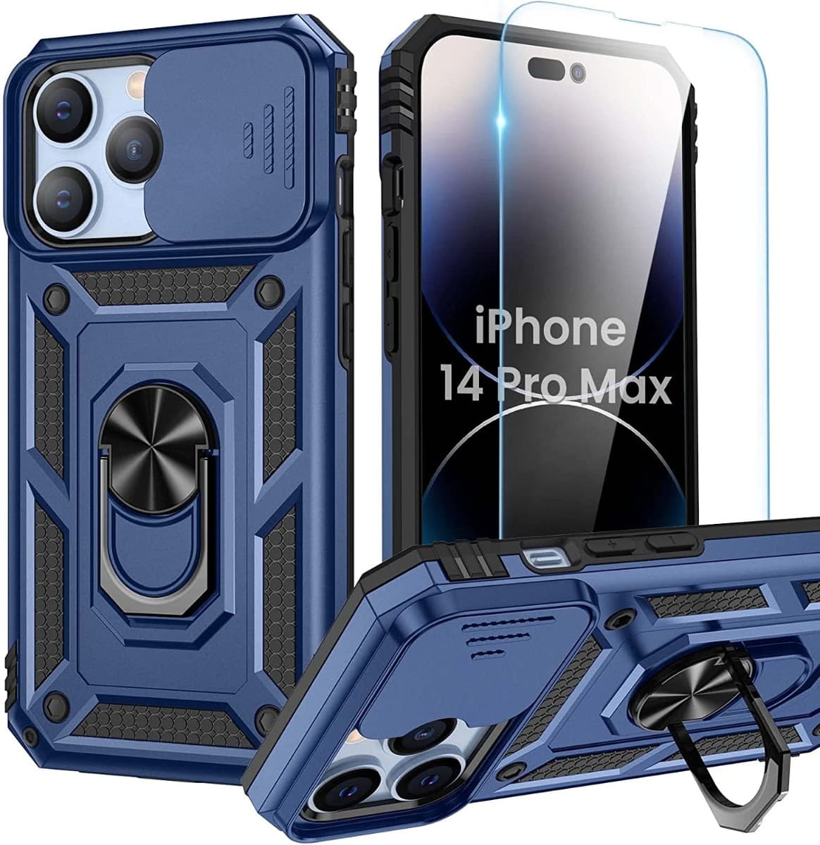 iPhone 14 Pro Tech Ring Case with Camera Protector
