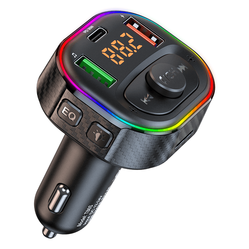WYE 30W Dual USB-A Ports FM/In-Car Charger