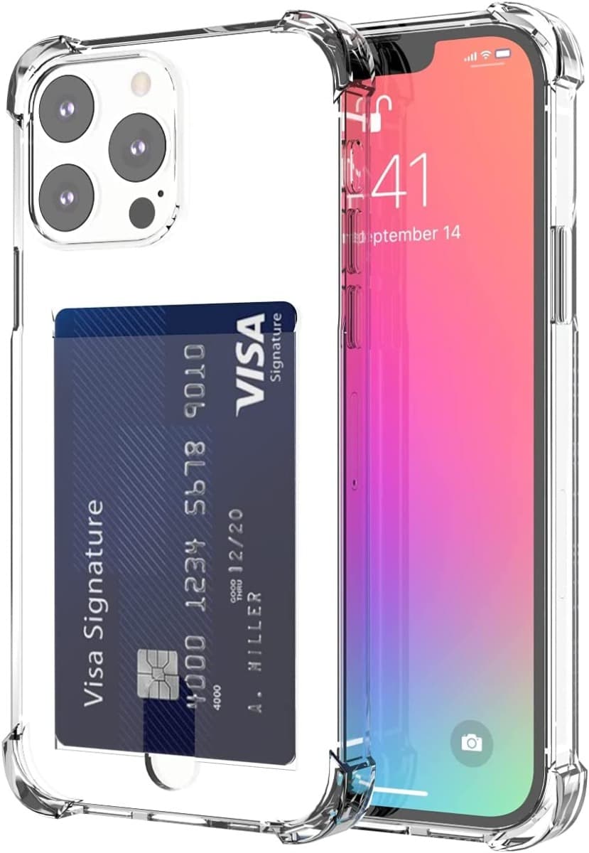 iPhone 16 Plus Clear Card Slot Case
