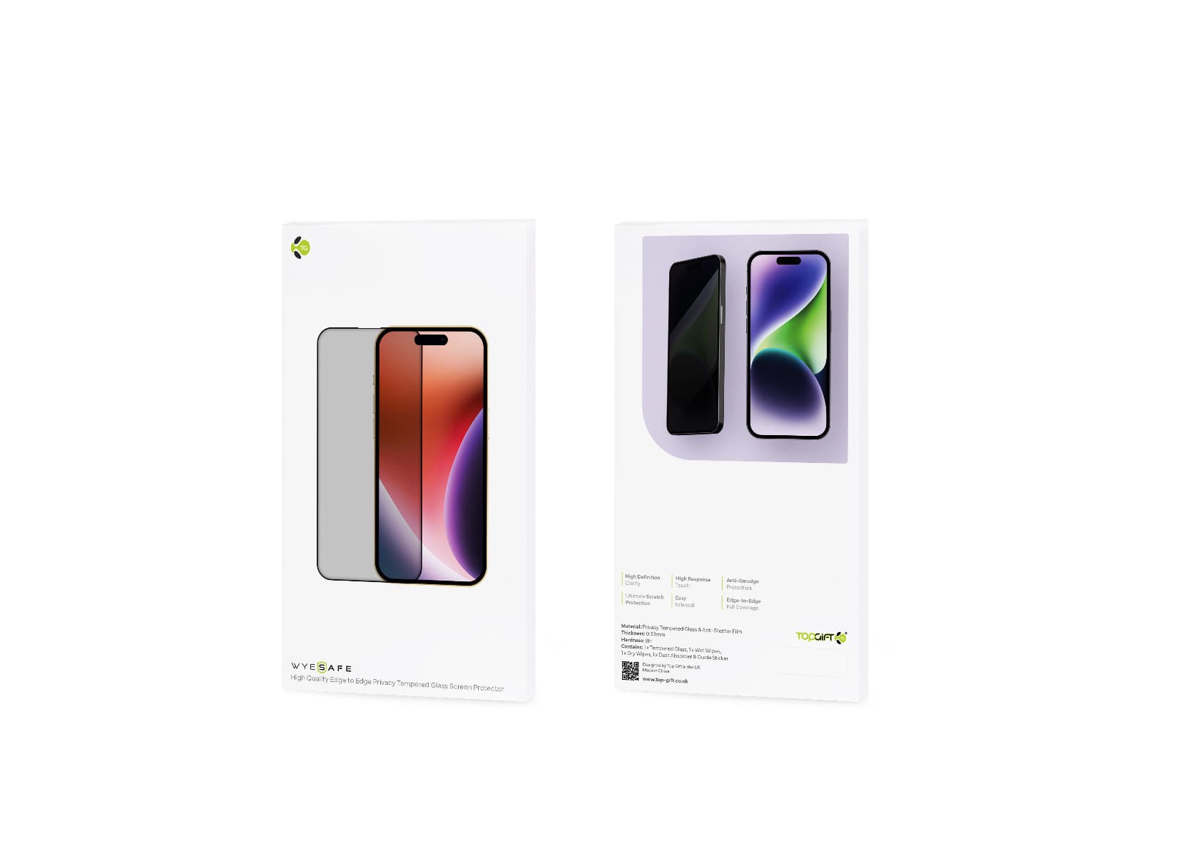iPhone 16 Pro Max 6D Privacy Tempered Glass