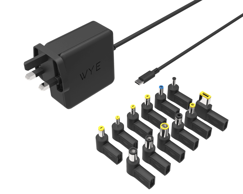 GaN100W Universal Laptop Chargerwith 12 Different Tips