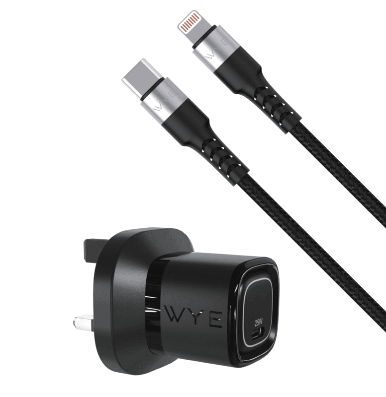 25W USB-C Charging Kit with USB-C to 8-Pin Cable (Gan III)