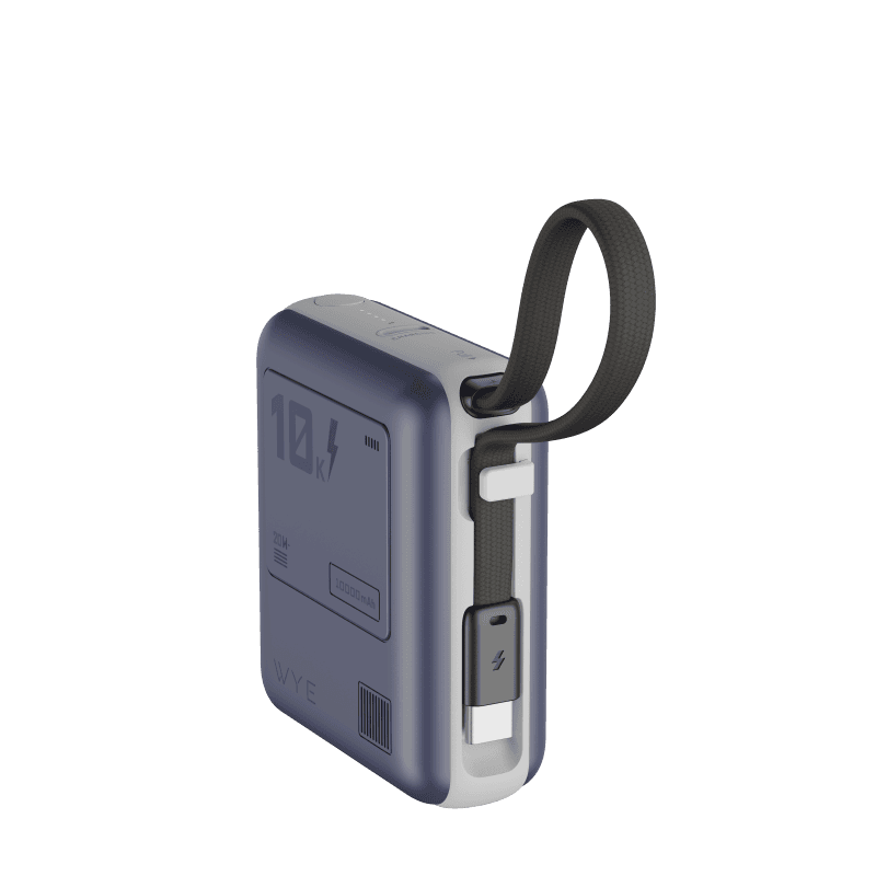 20W 10K Power Bank PB73 With Detachable Cable