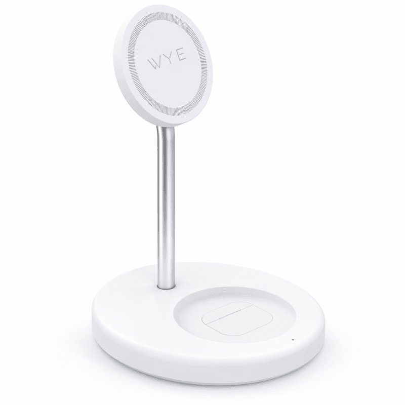 15W 2-in-1 Magnetic Desktop Wireless Charger