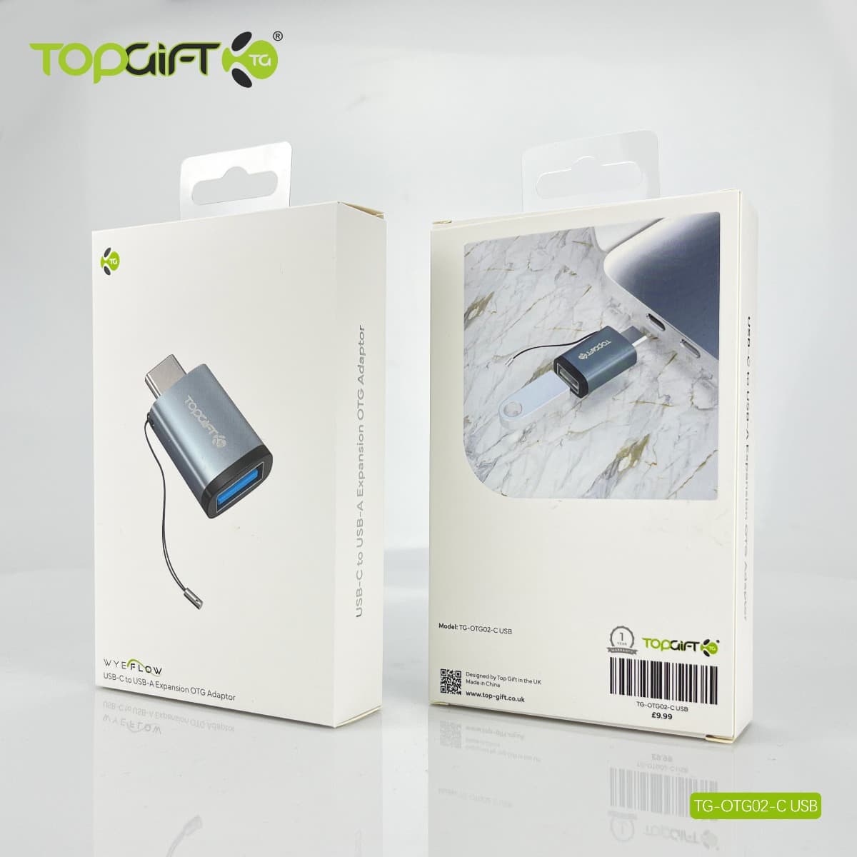 WYEFLOW USB-C to USB-A Expansion OTG Adapter