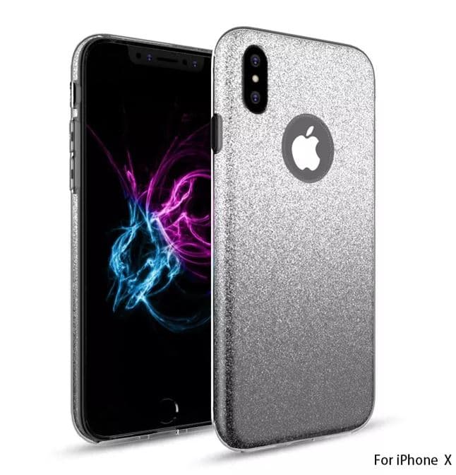 iPhone X/XS Shinny 3in1 TPU Twin Colour