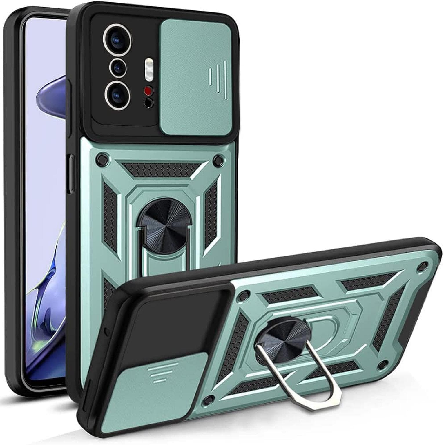 iPhone 14 Plus Tech Ring Case With Camera Protector