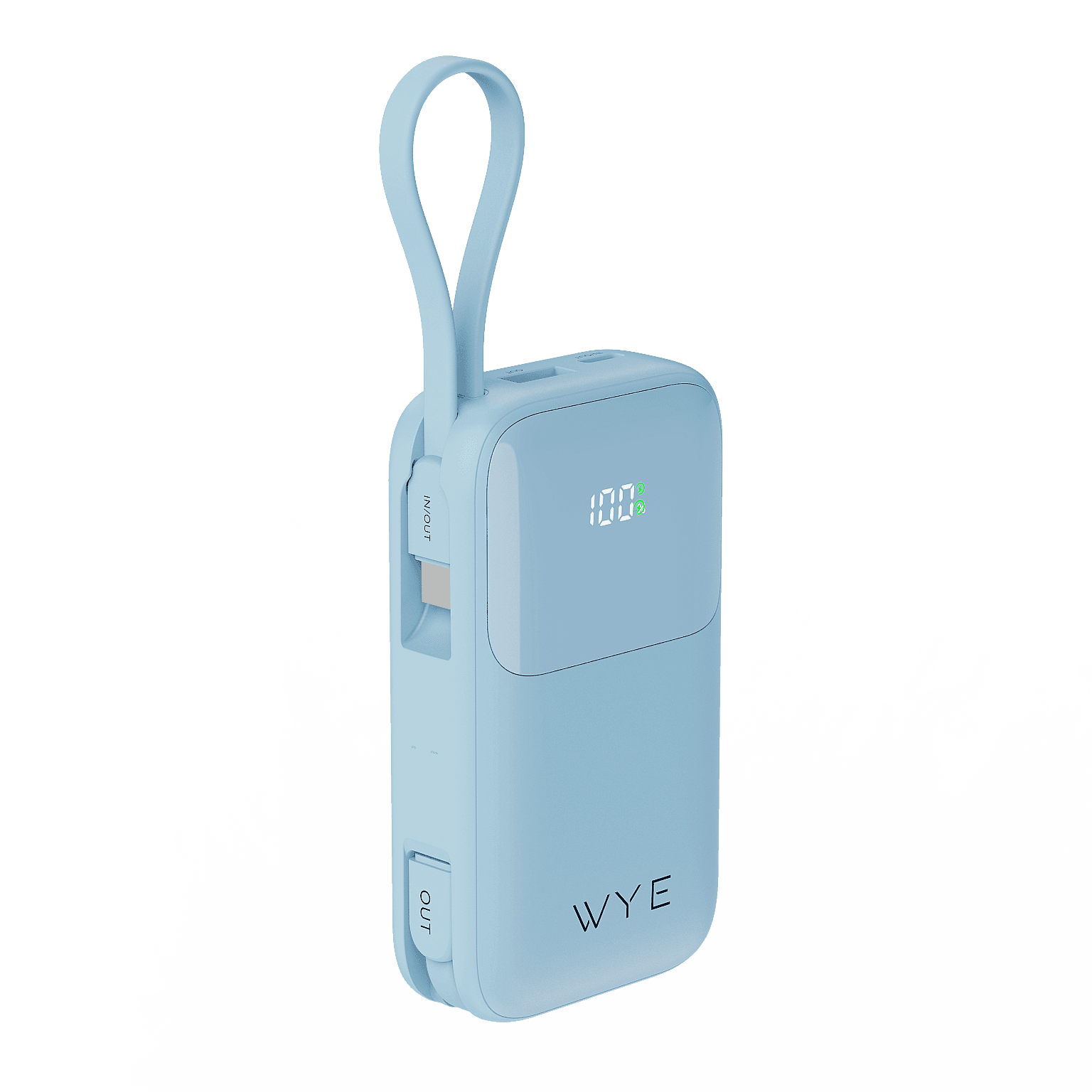 Fast Charging Power Bank with Built-in Cables 10k mAh